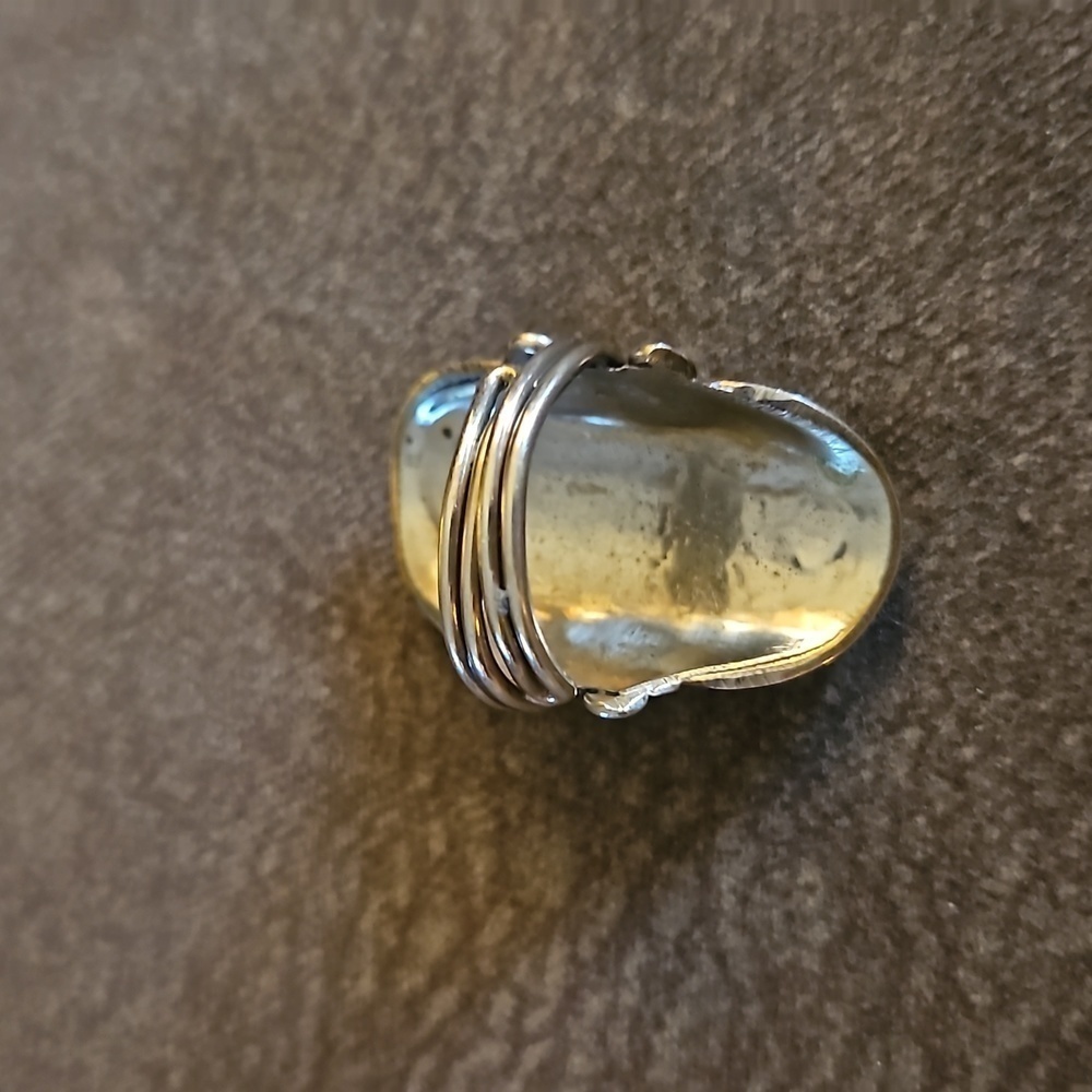 Peruvian Silver Castlecore Warrior Chrysocolla St… - image 4